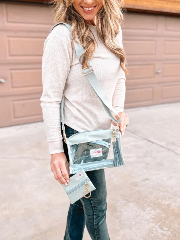 Clear Fan Girl Bag with Micro Card Holder - Image 3