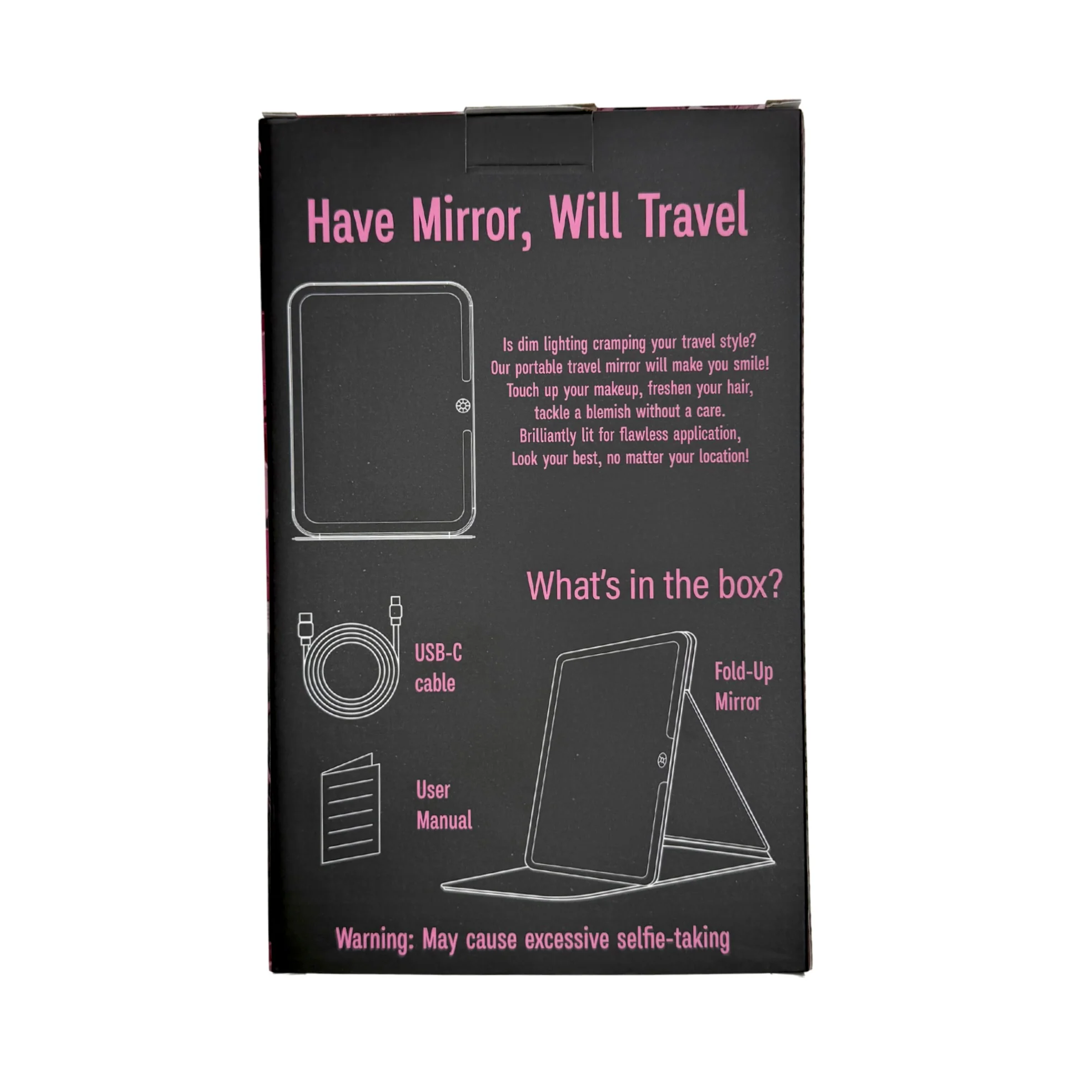 MJ Rechargeable LED Travel Mirror - Image 8